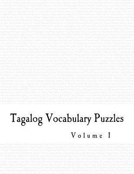 portada tagalog vocabulary puzzles - volume 1 (en Inglés)