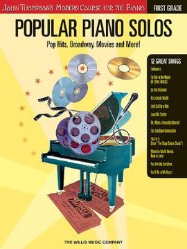 portada Popular Piano Solos, First Grade (en Inglés)