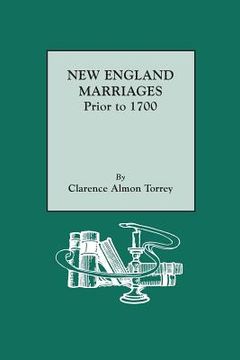 portada new england marriages prior to 1700 (in English)