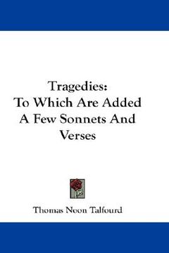 portada tragedies: to which are added a few sonnets and verses (in English)