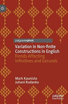 portada Variation in Non-Finite Constructions in English: Trends Affecting Infinitives and Gerunds (in English)