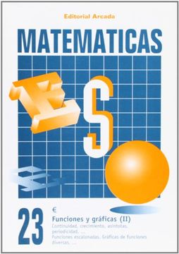 portada Cuaderno matematicas 23 - funciones y graficas (II)