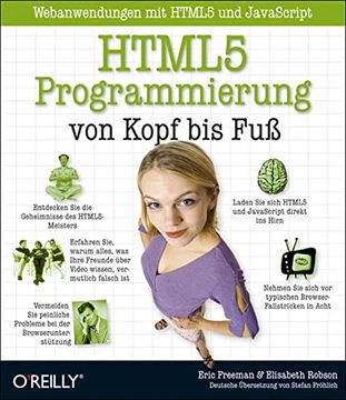 portada Html5-Programmierung von Kopf bis Fuß: Webanwendungen mit Html5 und Javascript (en Alemán)