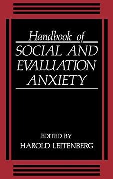 portada Handbook of Social and Evaluation Anxiety (en Inglés)