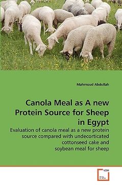 portada canola meal as a new protein source for sheep in egypt (en Inglés)