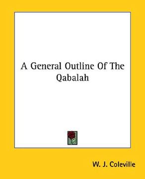 portada a general outline of the qabalah (en Inglés)