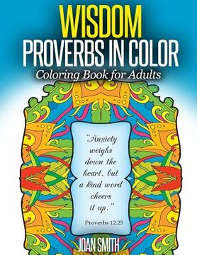 portada WISDOM Proverbs in Coloring Frames: Lovink Coloring Book (en Inglés)