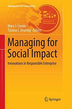 portada Managing for Social Impact: Innovations in Responsible Enterprise (in English)