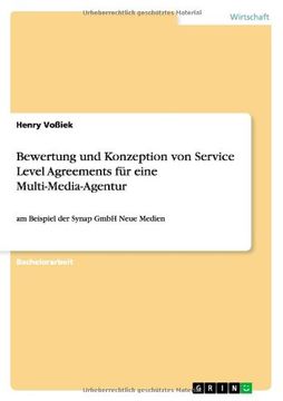 portada Bewertung und Konzeption von Service Level Agreements für eine Multi-Media-Agentur (German Edition)