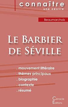 portada Fiche de Lecture le Barbier de Séville de Beaumarchais (Analyse Littéraire de Référence et Résumé Complet) (en Francés)