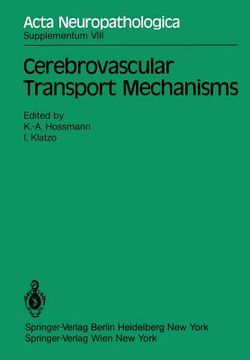 portada cerebrovascular transport mechanisms: international congress of neuropathology, vienna, september 5 10, 1982 (en Inglés)