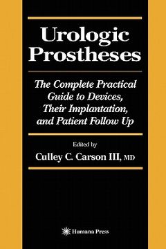 portada urologic prostheses: the complete practical guide to devices, their implantation, and patient follow-up (in English)