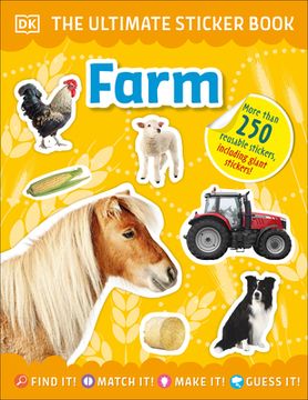 portada The Ultimate Sticker Book Farm (in English)