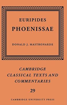 portada Euripides: Phoenissae Hardback (Cambridge Classical Texts and Commentaries) (en Inglés)