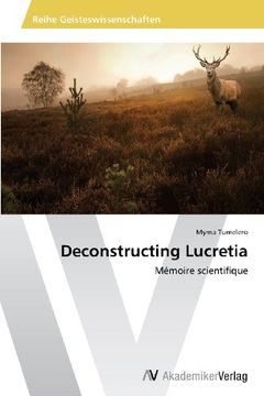 portada Deconstructing Lucretia