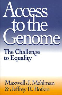 portada access to the genome: the challenge to equality (en Inglés)