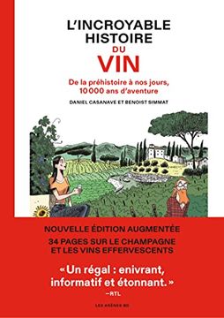 portada L'incroyable Histoire du vin 4e Édition (en Francés)