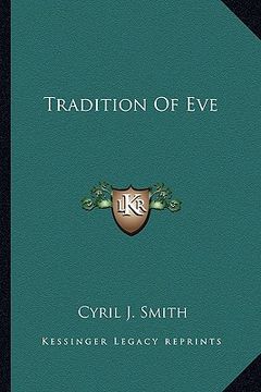 portada tradition of eve (en Inglés)