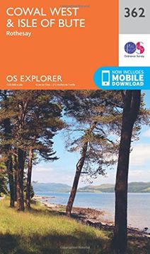 portada Cowal West and Isle of Bute 1 : 25 000 (OS Explorer Active Map)