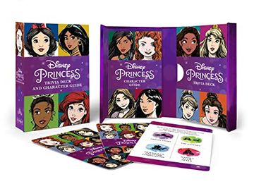 portada Disney Princess Trivia Deck and Character Guide (en Inglés)