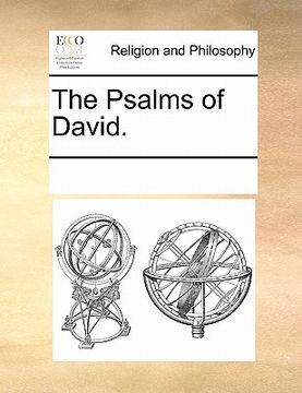 portada the psalms of david. (en Inglés)