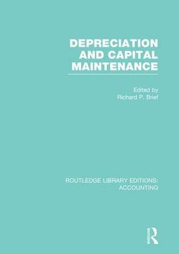 portada Depreciation and Capital Maintenance (Rle Accounting) (en Inglés)