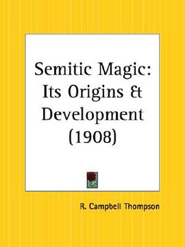 portada semitic magic: its origins and development (in English)