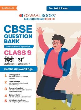 portada Oswaal CBSE Question Bank Class 9 Hindi-A, Chapterwise and Topicwise Solved Papers For 2025 Exams (en Hindi)