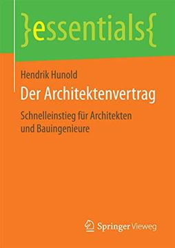 portada Der Architektenvertrag: Schnelleinstieg für Architekten und Bauingenieure (en Alemán)