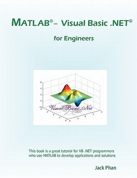 portada matlab - visual basic .net for engineers (in English)