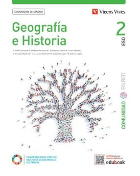 portada Geografía e Historia 2 + Separata. Comunidad de Madrid (Comunidad en Red)