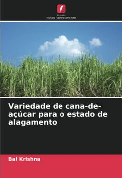 portada Variedade de Cana-De-Açúcar Para o Estado de Alagamento