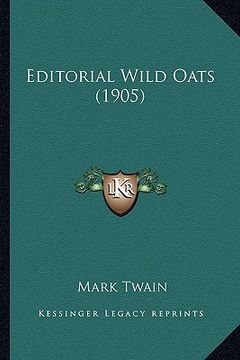 portada editorial wild oats (1905) (in English)