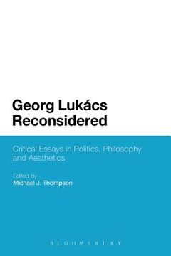 portada georg lukacs reconsidered (en Inglés)