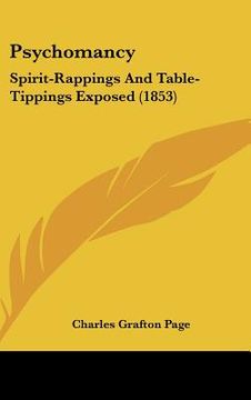 portada psychomancy: spirit-rappings and table-tippings exposed (1853)