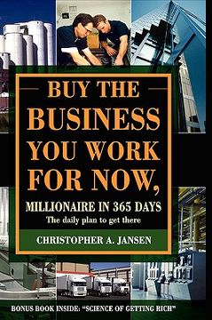 portada buy the business you work for now (hardcover) (en Inglés)