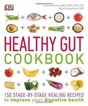 portada Healthy gut Cookbook: 150 Stage-By-Stage Healing Recipes to Improve Your Digestive Health (en Inglés)