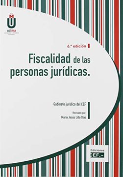 portada Fiscalidad de las Personas Juridicas 6'ed (in Spanish)