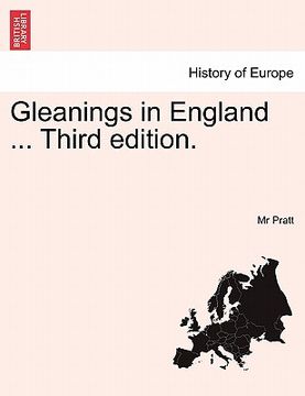 portada gleanings in england ... third edition. (en Inglés)