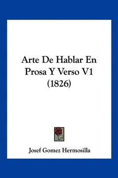 portada Arte de Hablar en Prosa y Verso v1 (1826)