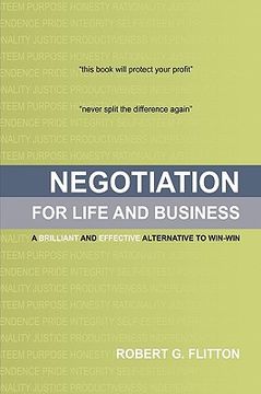 portada negotiation for life and business,a brilliant and effective alternative to win-win