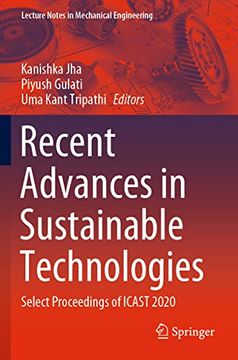 portada Recent Advances in Sustainable Technologies: Select Proceedings of Icast 2020 