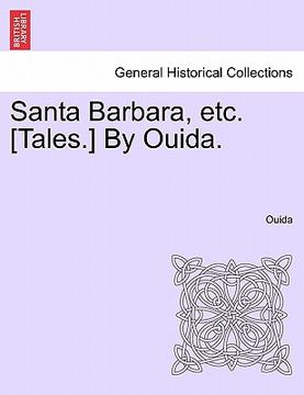 portada santa barbara, etc. [tales.] by ouida. (in English)