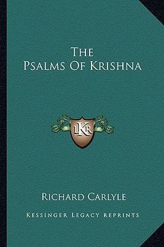 portada the psalms of krishna (en Inglés)