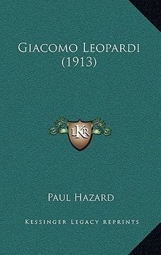 portada giacomo leopardi (1913) (in English)