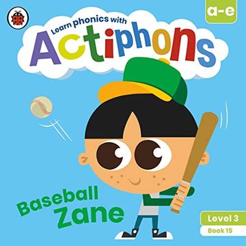 portada Actiphons Level 3 Book 15 Baseball Zane: Learn Phonics and get Active With Actiphons! (en Inglés)