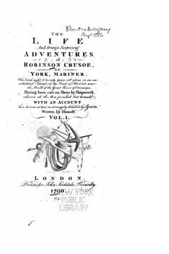 portada The Life and Strange Surprizing Adventures of Robinson Crusoe, of York, Mariner, Of York - vol. I