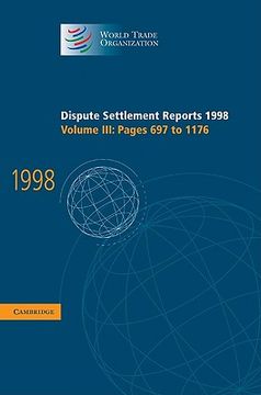 portada dispute settlement reports 1998: volume 3, pages 697-1176 (en Inglés)
