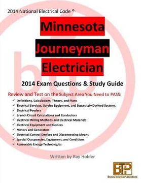 portada Minnesota 2014 Journeyman Electrician Study Guide (en Inglés)