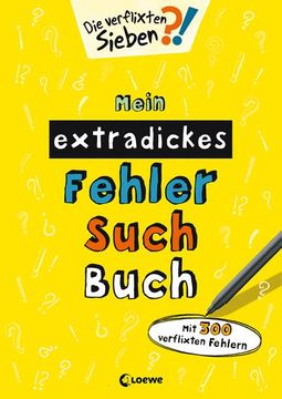 portada Mein Extradickes Fehler-Such-Buch (Gelb) (en Alemán)